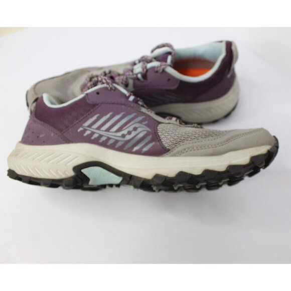 Saucony Excursion TR15 Women's 8.5 Gray/Purple Running Trail Shoes S10670-21 - Picture 8 of 12